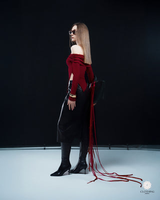 Ella Long Sleeve Burgundy