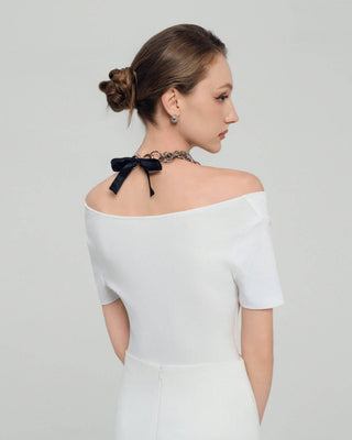 Ella White Top - Atelier de La Hang