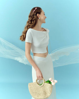 Ella White Top - Atelier de La Hang